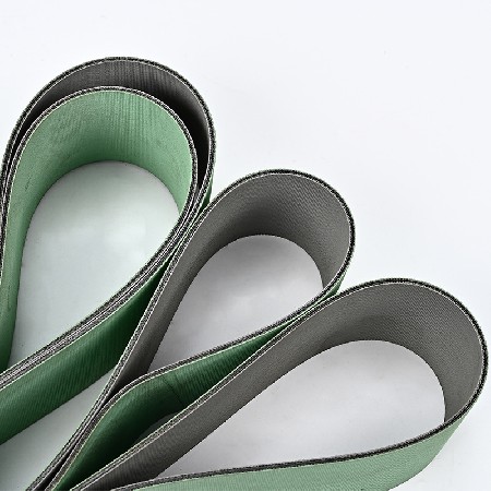 平皮带绿色尼龙材质工业机械带轮转动皮带耐高温防滑传动带配件