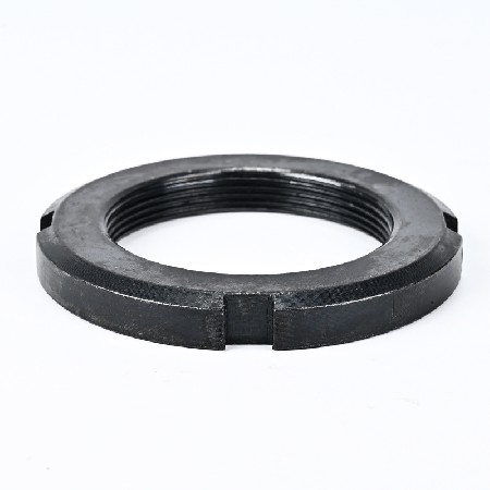 圆螺母园螺帽止退开槽圆形母粗牙细牙锁紧防松反牙定位紧固配件